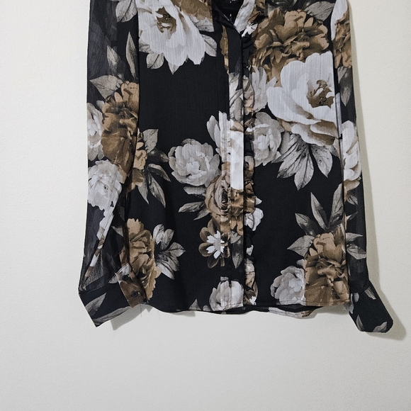 Calvin Klein Floral Blouse - Picture 6 of 8